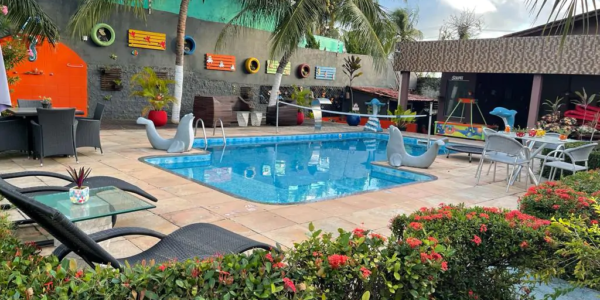 casa em salinopolis com piscina e área gourmet para grupos