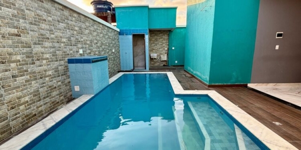 Área de lazer com piscina privativa em casa para alugar em salinas pa.