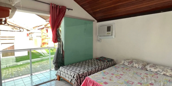 Detalhes da segunda suíte da casa para alugar em Salinas Atalaia no Condomínio Cabana Beach.